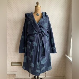 New without Tags! Lazy One Bear Print Oversized Robe sz S/M TP2